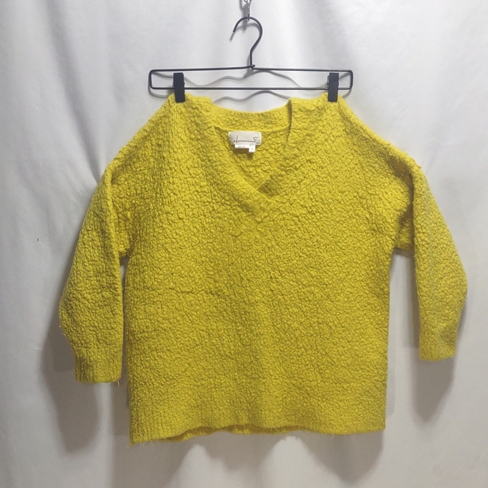 Bright Yellow! Merino/Alpaca Sweater
